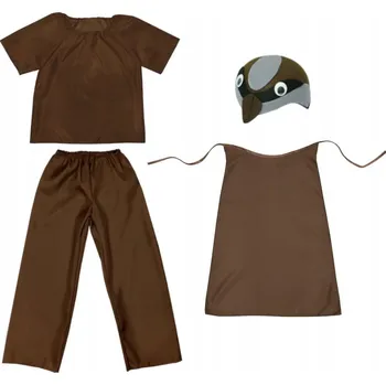 Karnevalový kostým KOSTÝM SKOWRONEK KALHOTY HALENKA ČEPICE 98-110 4el