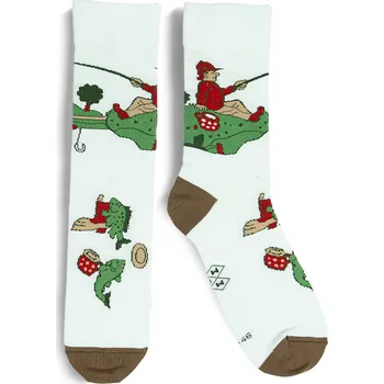 Pánské ponožky Moumou Ponožky Josef Lada- Rybář Velikost: 42-46