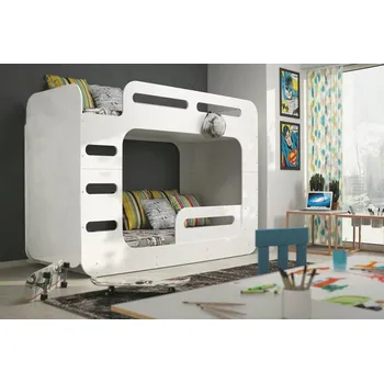 Postel BM Dětská patrová postel Max 2 Doplňková látka: BMS bílá