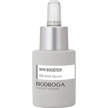 Pleťové sérum Biodroga Skin Booster 5% AHA Serum vyhlazující anti-age serum pro každý typ pleti 15 ml