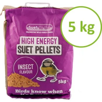 Krmivo pro ptáka Unipet International Ltd. Lojové peletky s hmyzem Suet To Go 5 kg