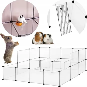 Kotec Výběh Ohrada pro malé hlodavce Prasátka Králíka Skládací klec