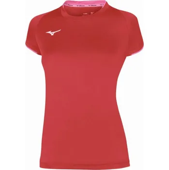 Pánská móda Mizuno Core Short Sleeve Tee W Tričko XS, růžová / červená