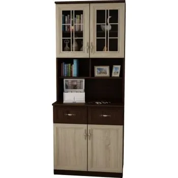 Komoda Vitrína dub sonoma matná 200 x 80 x 53 cm eMeblast