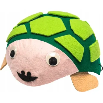 Želví klobouk, kostým želvy, zelený KOSTÝM PLST