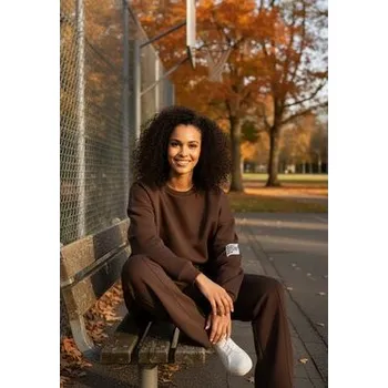 FIGL Tepláková souprava M1168 Hnědá Regular Fit S_M