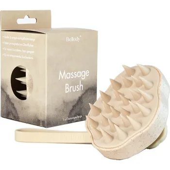 kartáč na vlasy Bellody Scalp Massage Brush masážní kartáč hlavy 1 ks, Champagne Beige