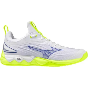 Pánská sálová obuv Mizuno WAVE LUMINOUS 3(U) Sálová obuv White / Lightning Yellow / Dazzlin, UK 5, EU 38, US 6, 24 cm