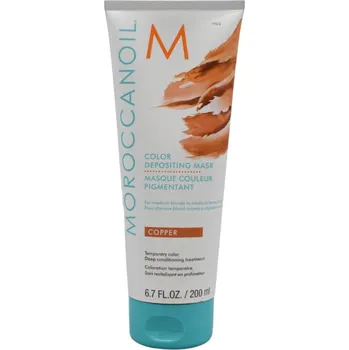Vlasová regenerace MoroccanOil Depositing Mask pigmentová maska na vlasy 200 ml, Copper