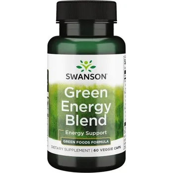 Zdraví Swanson Green Energy Blend Doplněk stravy s extrakty z rostlin 60 ks, vegetariánská kapsle