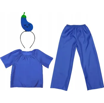 Karnevalový kostým KOSTÝM LILEK PŘEVLEK ZELENINA 98-110 4dílný