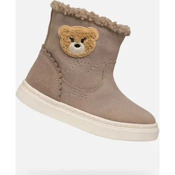 Dětská móda Geox Dívčí Tmavě modrá dívčí zimní obuv Geox Nashik Béžová 21 (2574876)