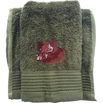 Ručník Myslivecký Ručník vyšívka divočák