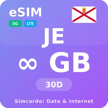 SIM karta Jersey Neomezený Mobilní Internet - eSIM 30 dní datová SIM karta (esims_ULP_30D_IT_V2)