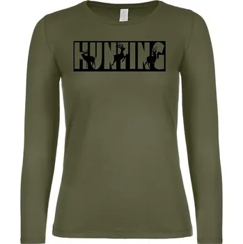 Dámské tričko Myslivecké Tričko dámské Hunting - dlouhý rukáv Velikost: 2XL