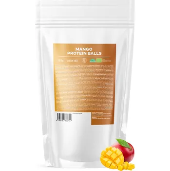 Fitness strava BrainMax Pure® Protein Balls Mango, Proteinové kuličky, Mango, BIO, 8 ks *CZ-BIO-001 certifikát