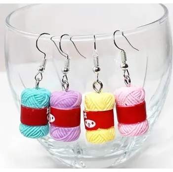 Náušnice Prosperk Náušnice klubko vlny S4100