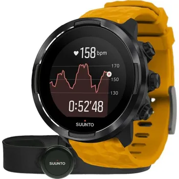Sport Suunto Suunto 9 Baro Black Amber + HR Belt (AKČNÍ CENA) + DÁREK + Doprava ZDARMA