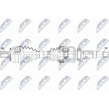 Poloosa kola Hnací hřídel - poloosa NTY NPW-VV-177