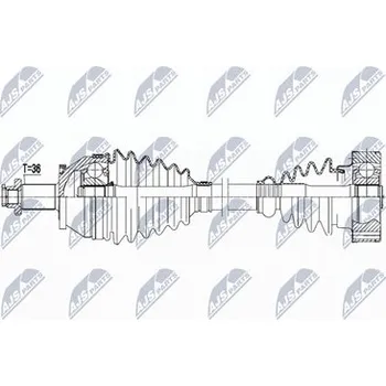Poloosa kola Hnací hřídel - poloosa NTY NPW-VW-123
