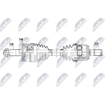 Hnací hřídel - poloosa NTY NPW-HY-667