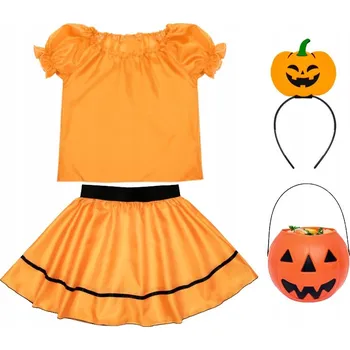 Karnevalový kostým KOSTÝM DÝNĚ NA PLES PODZIM HALLOWEEN 98-110 5 dílů