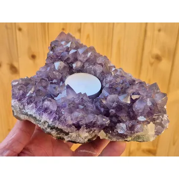 Svícen Svícen z ametystu Brazílie 988g