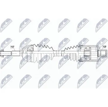 Poloosa kola Hnací hřídel - poloosa NTY NPW-CH-098