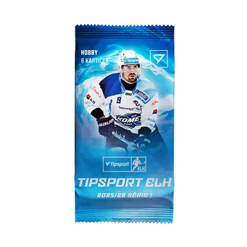 Sběratelská karetní hra Sportzoo Hokejové karty Tipsport ELH 2025-26 Series 1 Hockey Hobby balíček