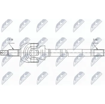 Poloosa kola Hnací hřídel - poloosa NTY NPW-CH-122