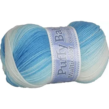 Příze Příze Puffy baby NGM 524 modrá mix