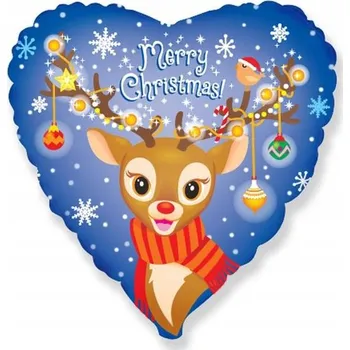 Balónek Fóliový balónek Flexmetal Sob Veselé Vánoce 18"