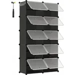 Botník Songmics 40 x 30 x 30 cm černý