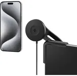 Spigen Tesla TapLock MagSafe Car Mount Charger Qi2 držák s nabíjením černý