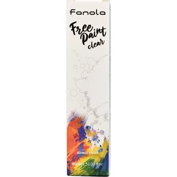 Barva na vlasy Fanola Free Paint Semi-Permanent Color semi-permanentní barva na vlasy 60 ml, Clear
