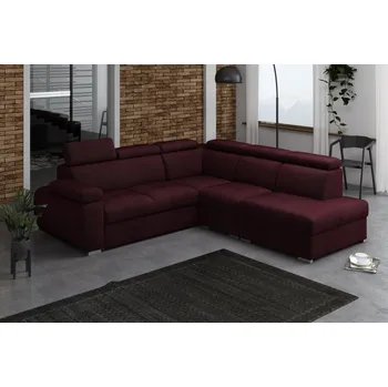 Sedací souprava FALCO Rohová sedací souprava Brooklyn II pravá vínová