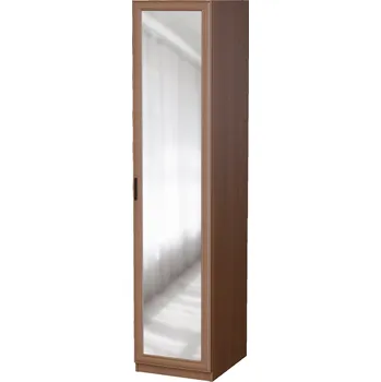 Šatní skříň 50 sloupů s tyčí a policemi, Skříň Porto Višeň se zrcadlem