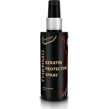 Tepelná ochrana vlasů Brazil Keratin Gold Keratin Thermo Protector Spray ochranný sprej pro tepelnou úpravu vlasů 100 ml