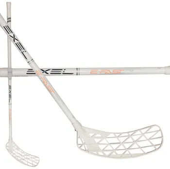 Míčový sport Exel E-FAST PRO WHITE 2.6 OVAL MB Florbalová hůl bílá, Pravá (pravá ruka dole), 96cm (=106cm)