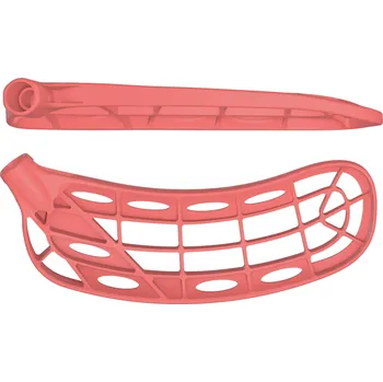 Florbalová čepel Fat Pipe JAB Čepel almost red, Střední - odlehčená, Pravá (pravá ruka dole), PP - polypropylen