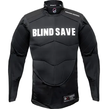 Florbalový dres BlindSave SAMURAI Chest armour RC (L/S) Brankářská vesta XL, černá