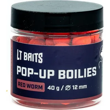 Nástraha Pop-Up Boilies LT Baits Red Worm 40 g Průměr: 16mm