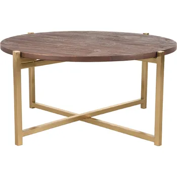 Konferenční stolek LABEL51 Konferenční stolek DOX 70cm se zlatými nohami PO-64.012