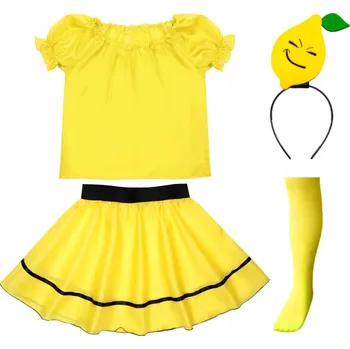 Karnevalový kostým ČELENKA CITRON KOSTÝM 98-110 5 ks