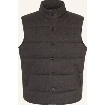 Pánská vesta Polo Ralph Lauren Pánská Prošívaná Vesta, tmavě šedá, 52