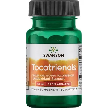 Swanson Tocotrienols Doplněk stravy s antioxidanty 60 ks, gelové tablety, 50 mg, EXP. 10/2025