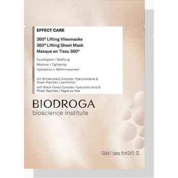 Pleťová maska Biodroga Effect Care 360° Lifting Sheet Mask liftingová textilní maska 16 ml