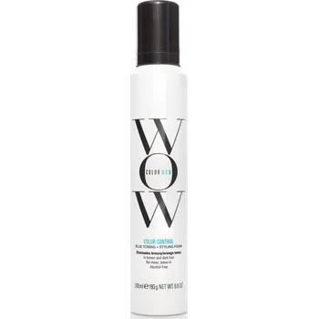 Color WOW Color Control Blue Toning + Styling Foam tónovací pěna pro tmavé vlasy 200 ml