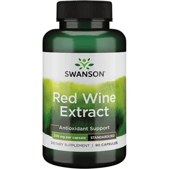 Swanson Red Wine Extract Extrakt z červeného vína 90 ks, kapsle, 500 mg