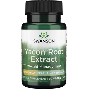 Zdraví Swanson Yacontrol Yacon Root Extract Doplněk stravy s kořenem jakonu 90 ks, vegetariánská kapsle